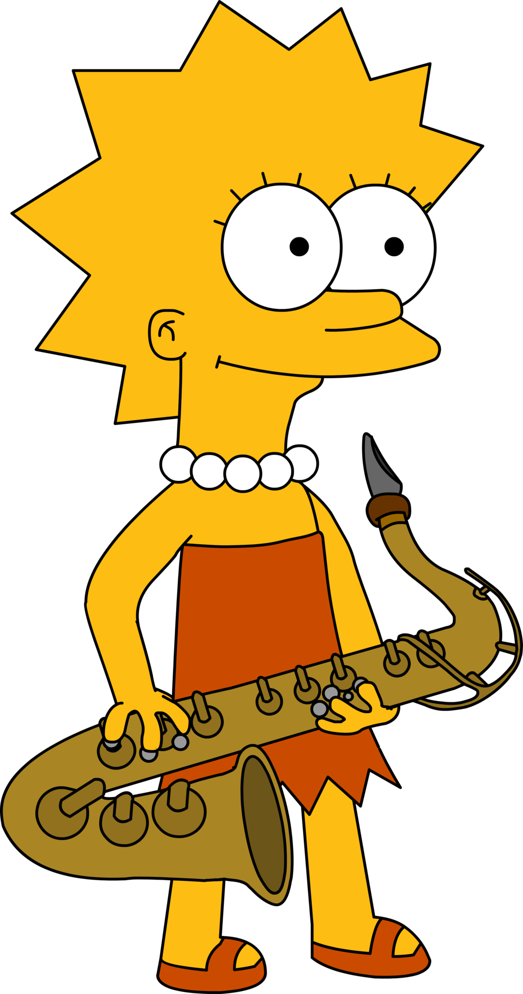 The 13 Megapixel Lisa Simpson By Rayfan9876 - Lisa Simpson En Vector (1024x1947)