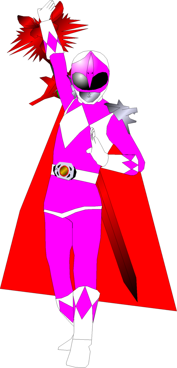 Pink Cerberus Ranger For Megaelekid947 By Rangeranime - Cerberus (620x1286)