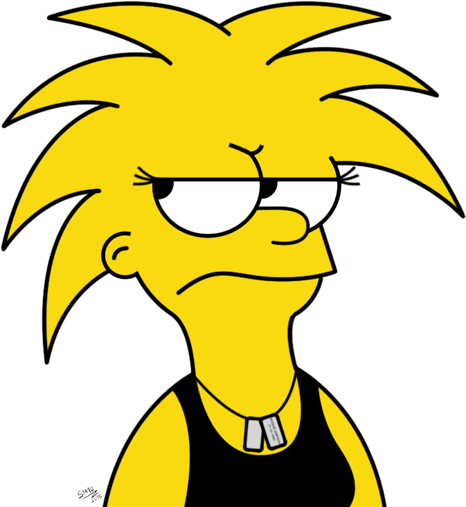 Older Maggie Simpson By Supermaster10 - Indianerkopf (699x745)