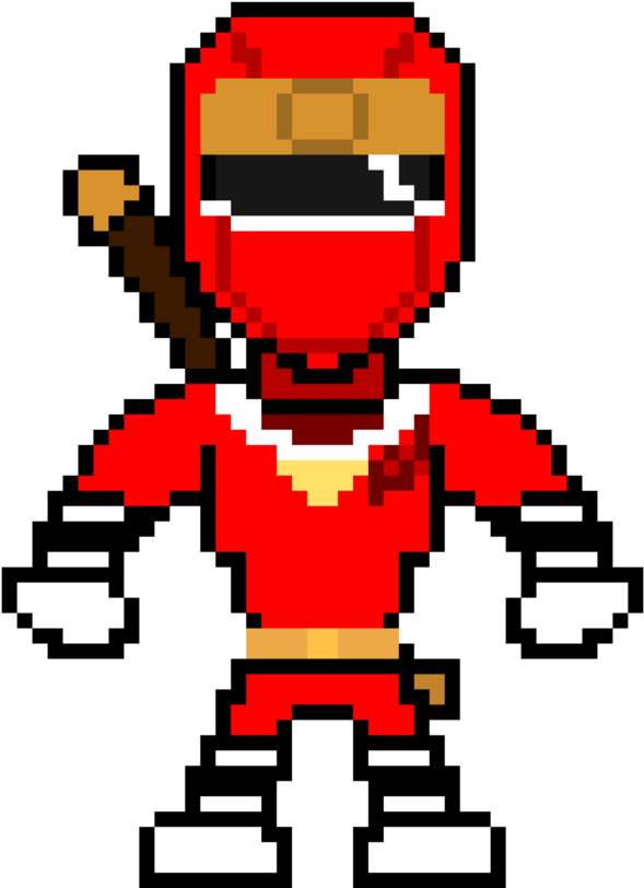 Alien Red Ranger/ Ninja Red By Dm7111722 - Red Ranger (894x894)