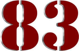 Ncaa Career Touchdowns - Número 83 (450x400)