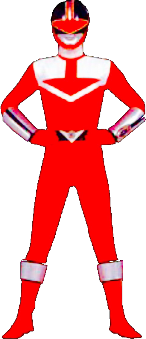 Red Time Force Ranger & Time Red - Timered Timeranger (640x1136)