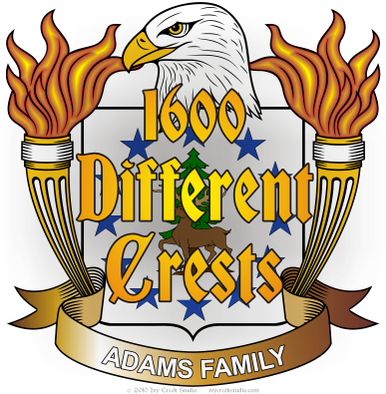 American Eagle Crest - Barnard Family Crest (400x399)
