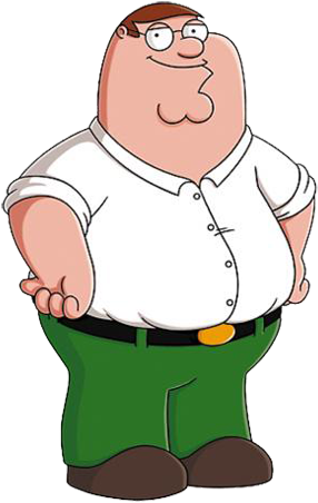 This Should Be Mitch, Because Mitch In My Head Seems - Peter Griffin Family Guy (335x500)
