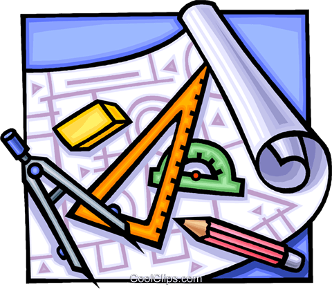 Hd Clipart Drafting Tools - Instrumentos Del Dibujo Artistico (480x418)