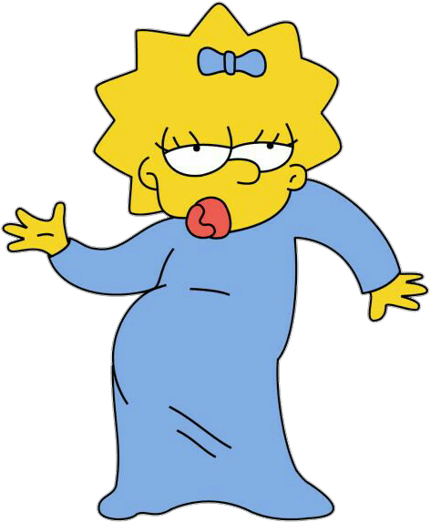 Los Simpsons~ - Maggie Simpson (500x596)