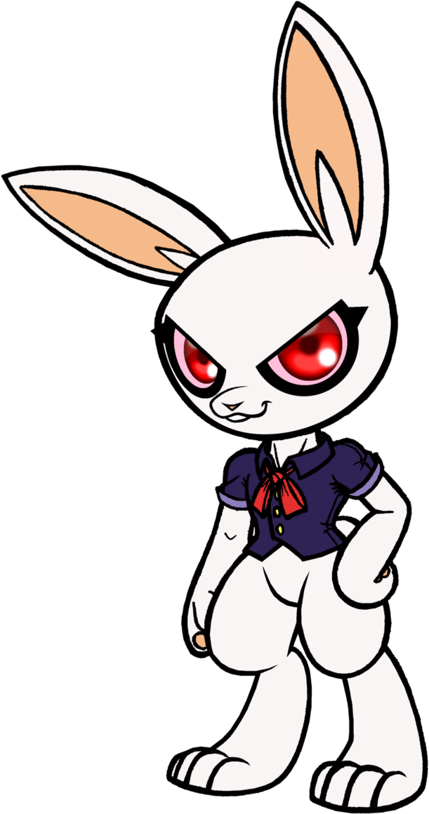 Leroy The Proud Bunny - Cartoon (668x1197)