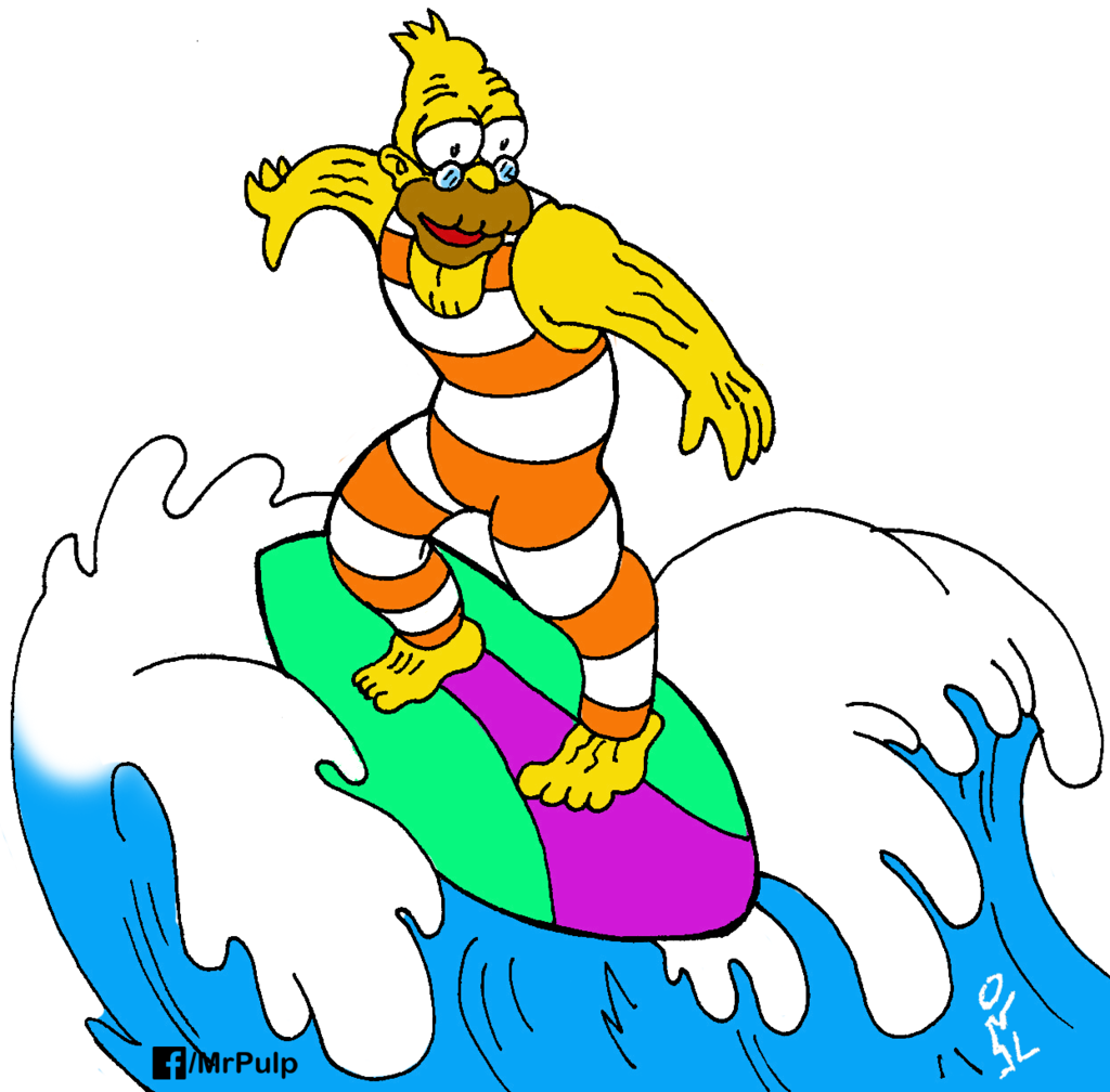 Abuelo Simpson By Mrpulp Presenta Abuelo Simpson By - Cartoon (1024x1008)