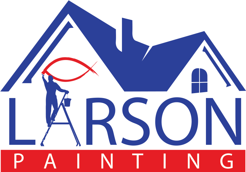 Larson Painting - Painting Construction Logo (800x578)