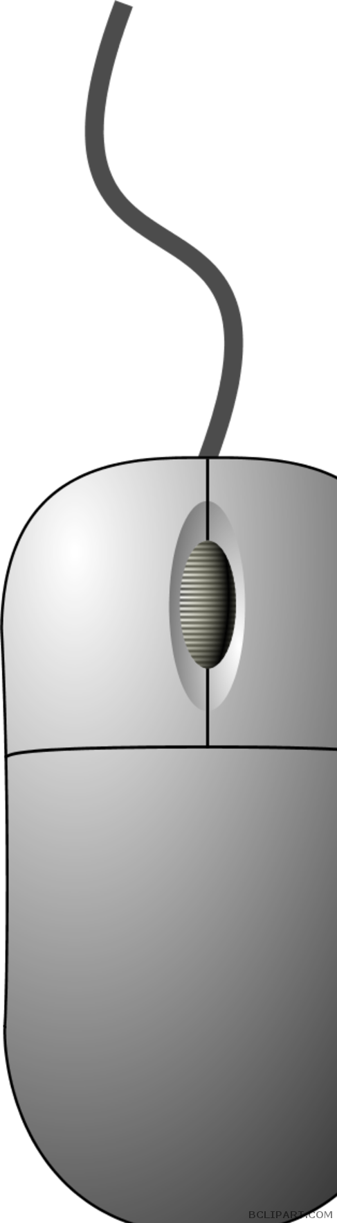 Gray Computer Mouse Tools Free Clipart Images Bclipart - Computer Mouse Clip Art (487x1763)