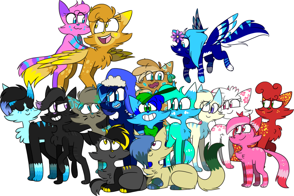 All Characters By Koolkitty100 - Cartoon (1024x683)