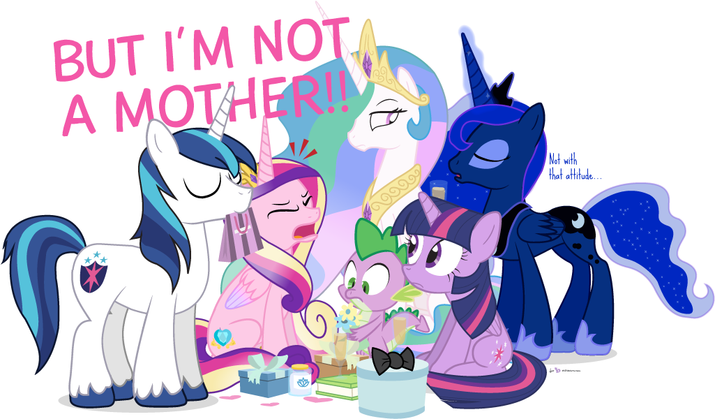 But I'm No A Motheri Ot With That Atthude - Mlp Alicorn Eyes (1050x645)