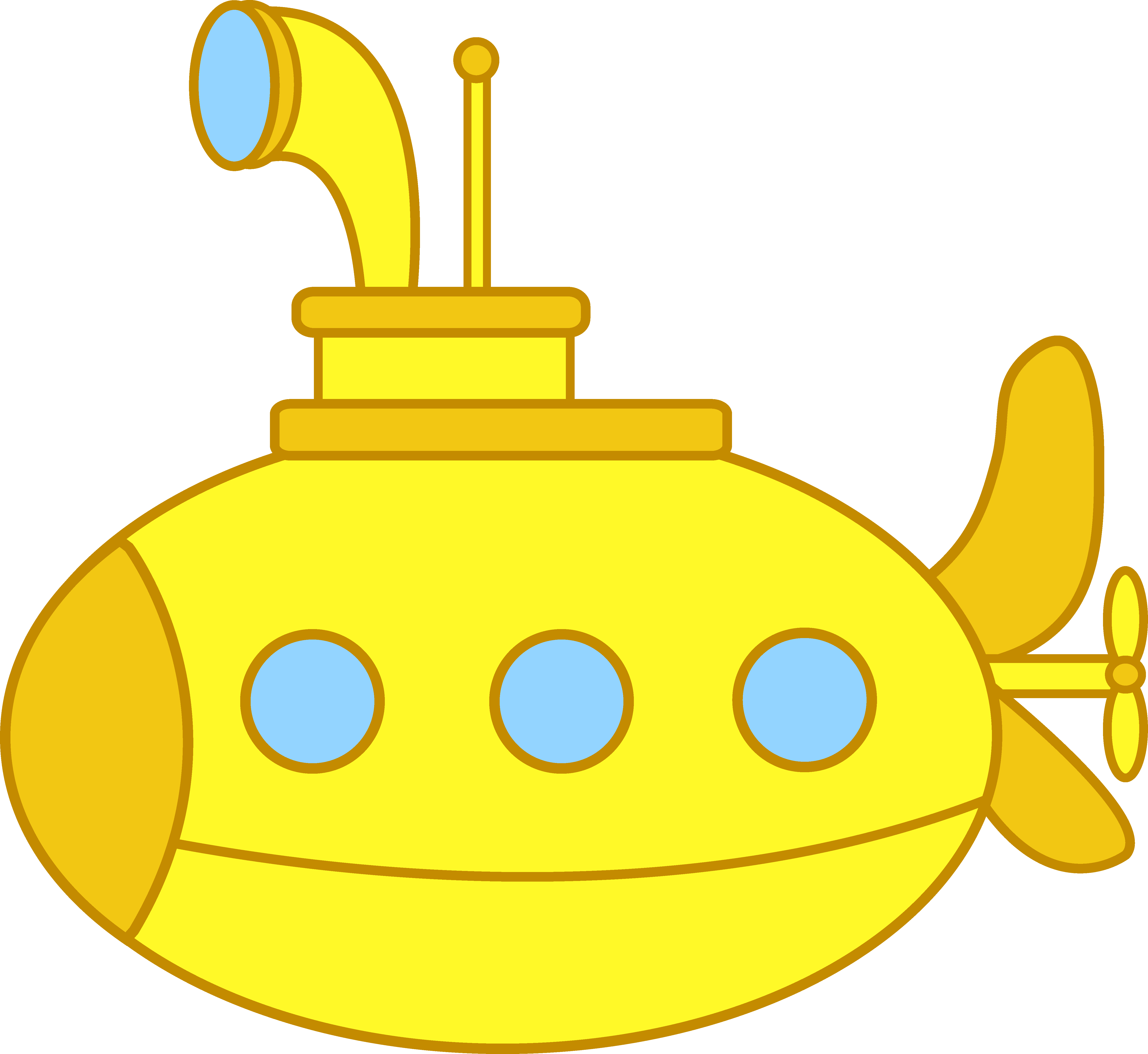 Vbs Ocean Cliparts Free Download Clip Art - Submarine Clipart (5486x5038)