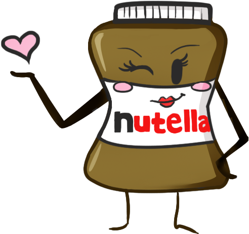 Drawn Nutella Cartoon Nutellaglas Lustige 816x814 Png Clipart Download