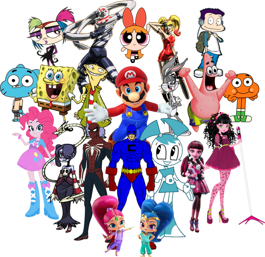 My Favorite Fictional Chars [part 1] By Figyalova - Fathead Nickelodeon Spongebob Squarepants Wall Decal (907x881)