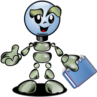Persona Cartoon Png Images - Robot (424x600)