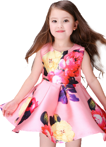 Crafted From Viscose, This Round Neck Design Is Tailored - Vestidos Infantil 7 Anos (350x483)
