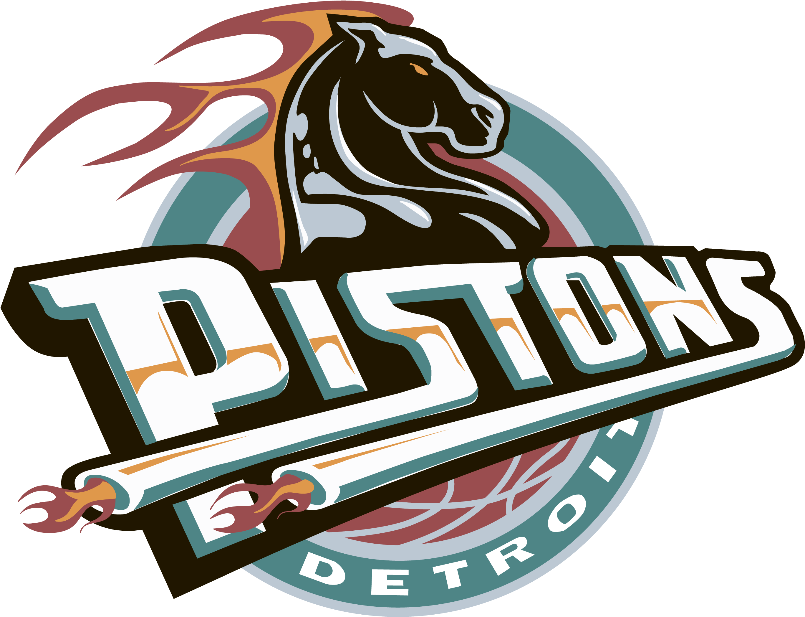 Detroit Pistons Logo - Detroit Pistons Logo (3840x2160)