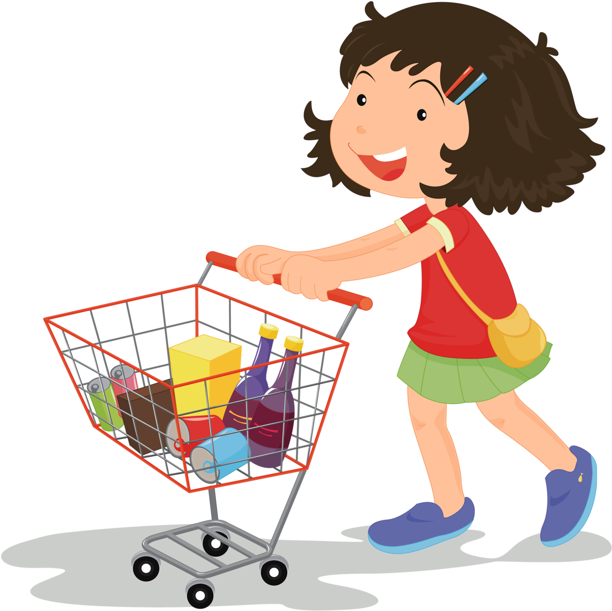 Hacer Cliparts - Do The Shopping Clipart (1280x1278)