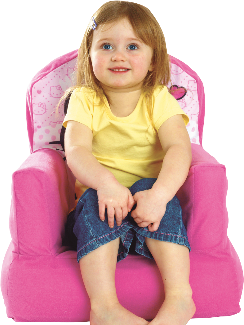 Hello Kitty Lenestol - Worlds Apart Hello Kitty Cosy Chair (1000x1070)
