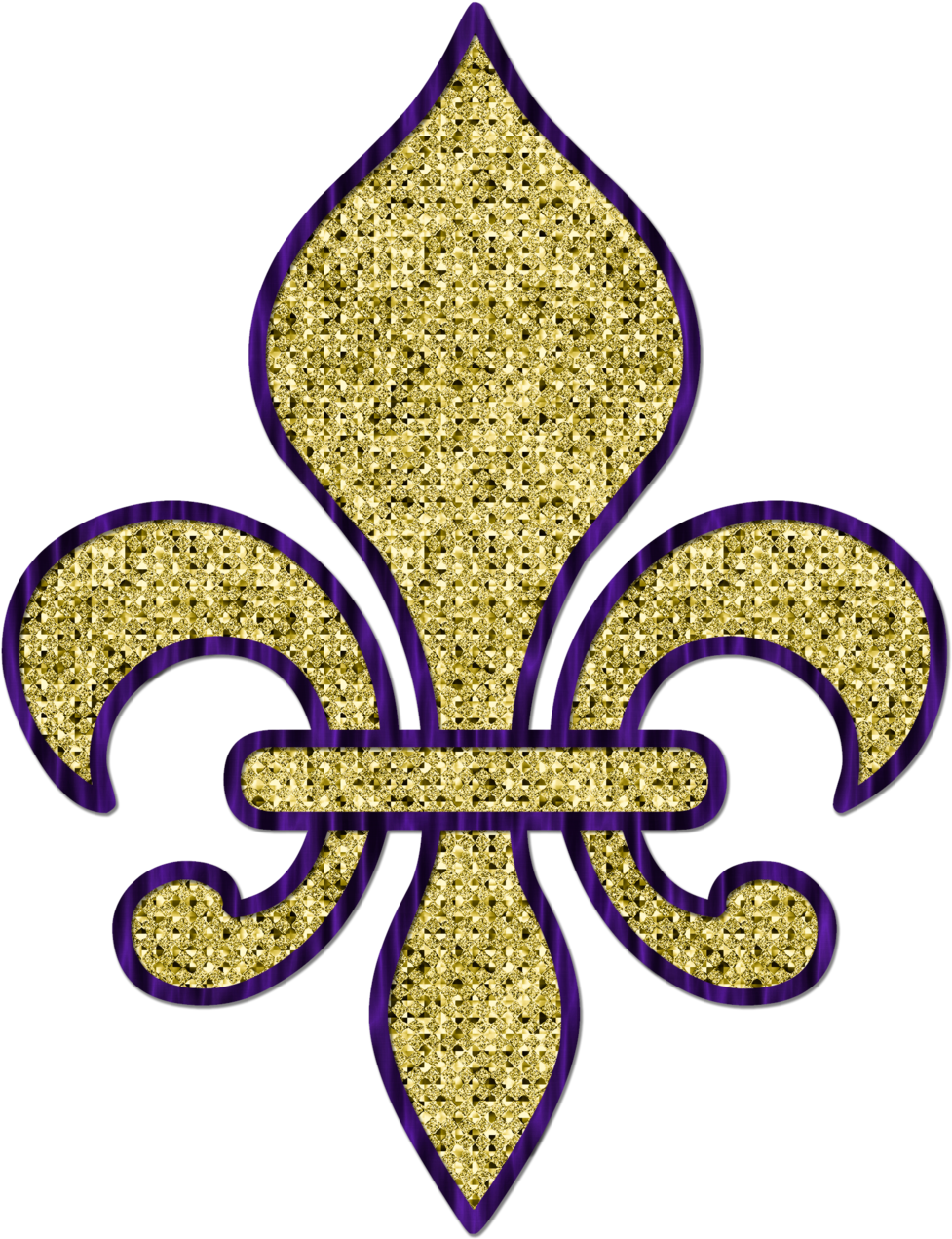 Golden Sequin/glitter Texture Fleur Design 1 By Redheadfalcon - Design Texture Png (1280x1280)