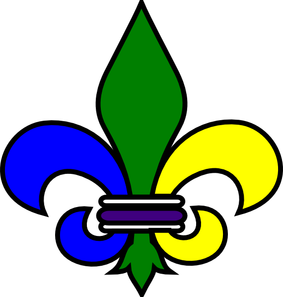 This Free Clip Arts Design Of Brazilian Fleur De Lis - New Orleans Fleur De Lis (570x598)