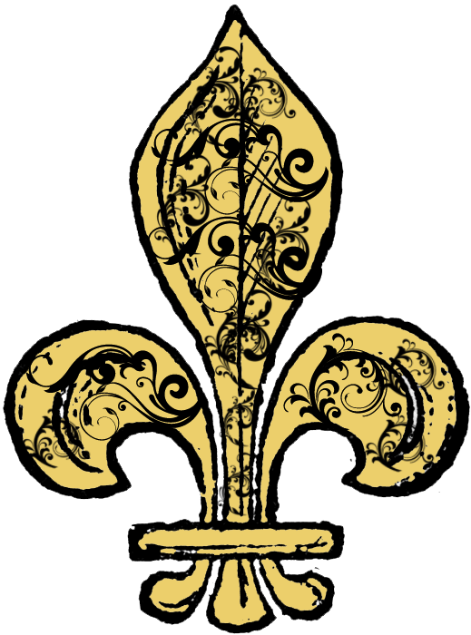 {click To Download/save Png Image} The Above Image - Fleur De Lis Clip Art (519x700)