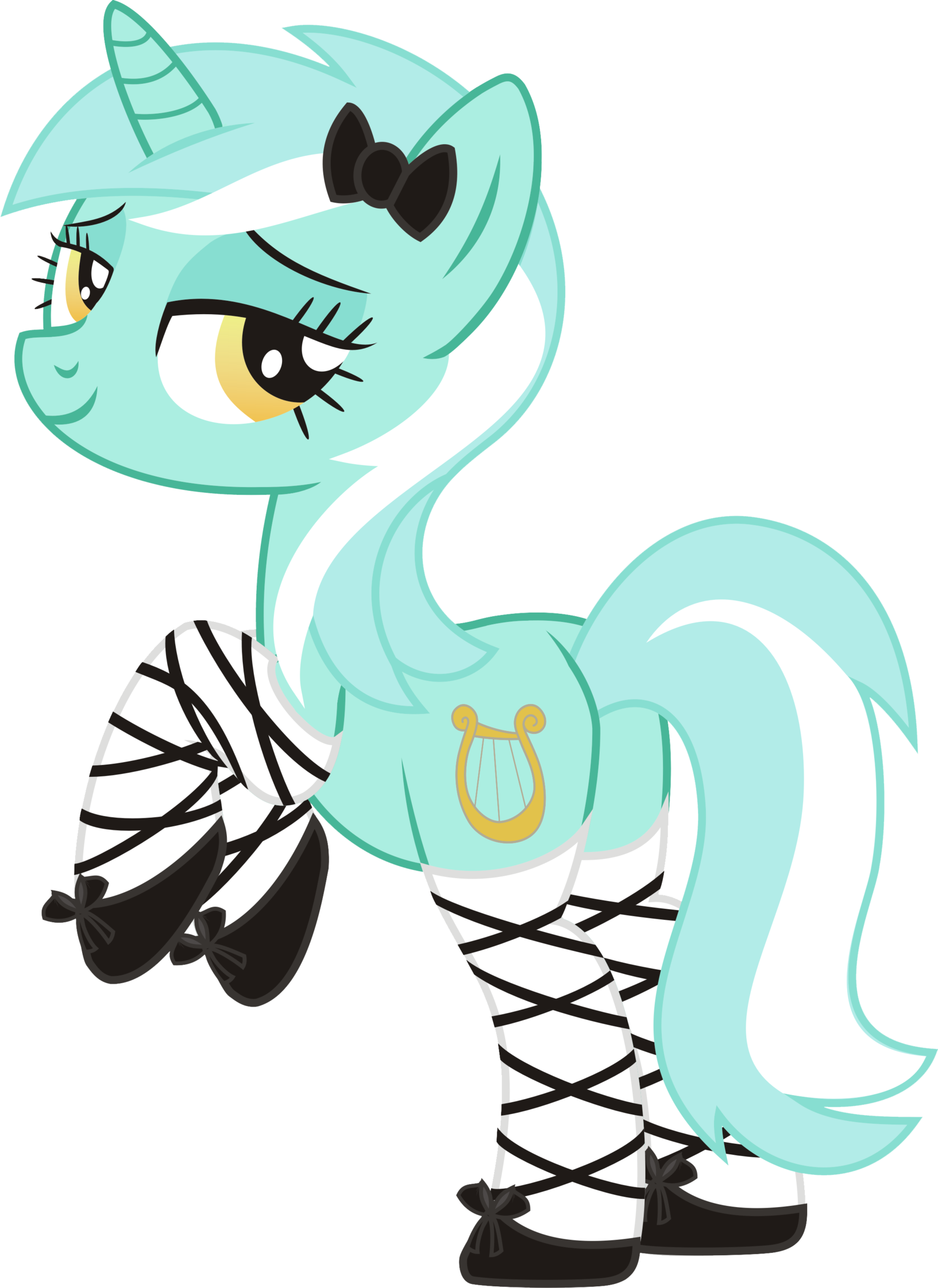 Uh Rainbow Dash Princess Luna Pony Mammal Vertebrate - My Little Pony Lyra Sexy (1600x2197)