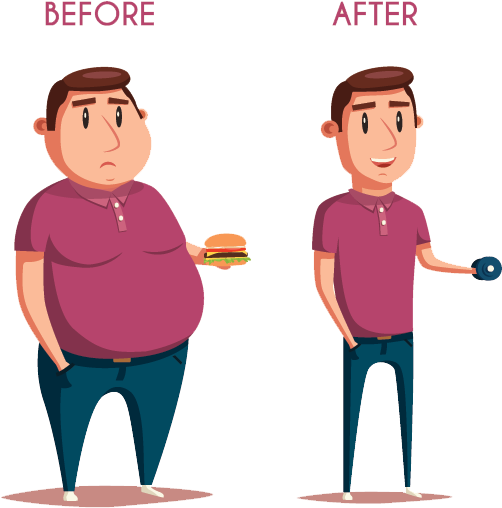 Atkins Diet Tips For Safe And Healthy Dieting - Fat Man Vector (600x600)