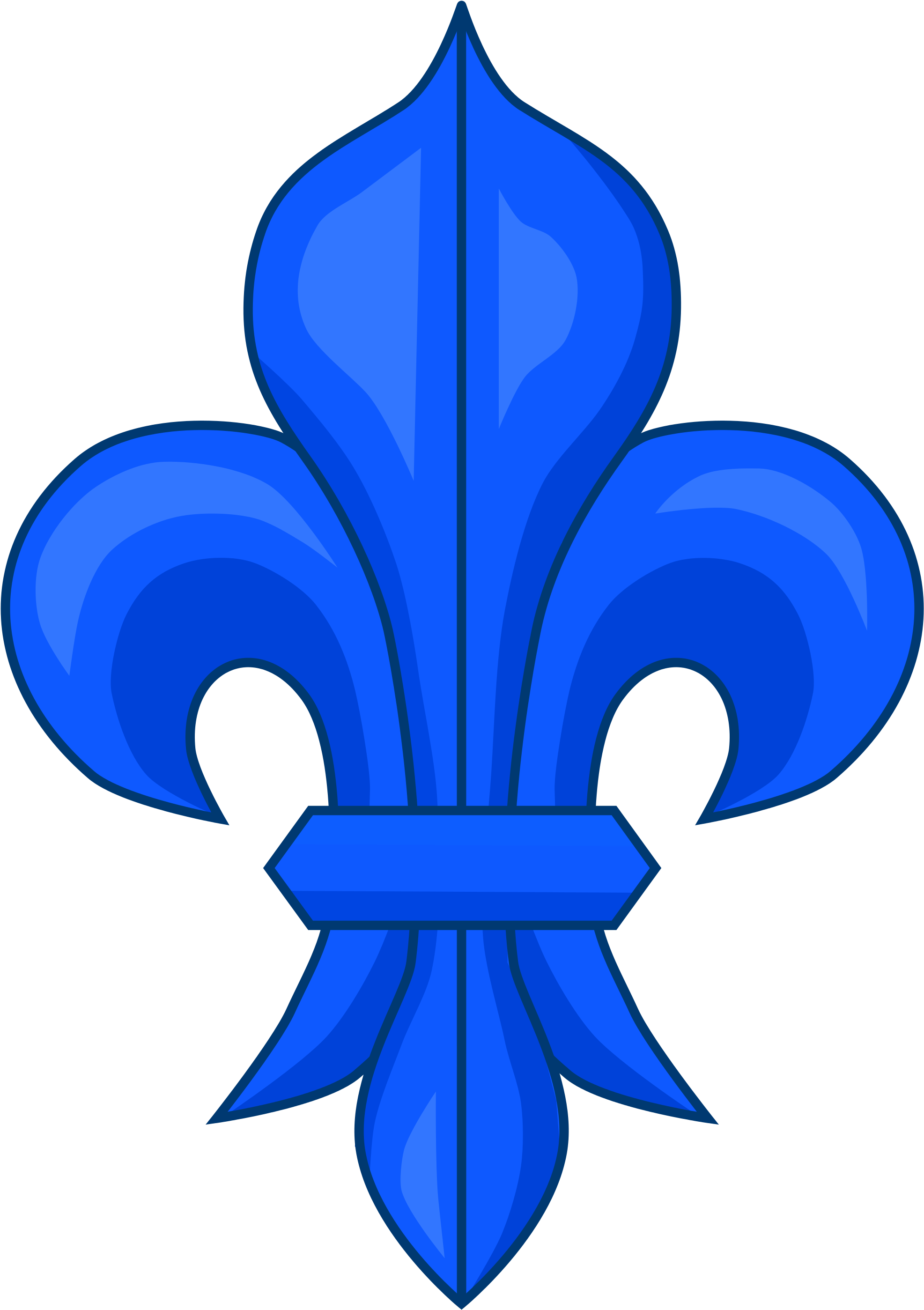 Open - Fleur De Lis Azure (2000x2853)