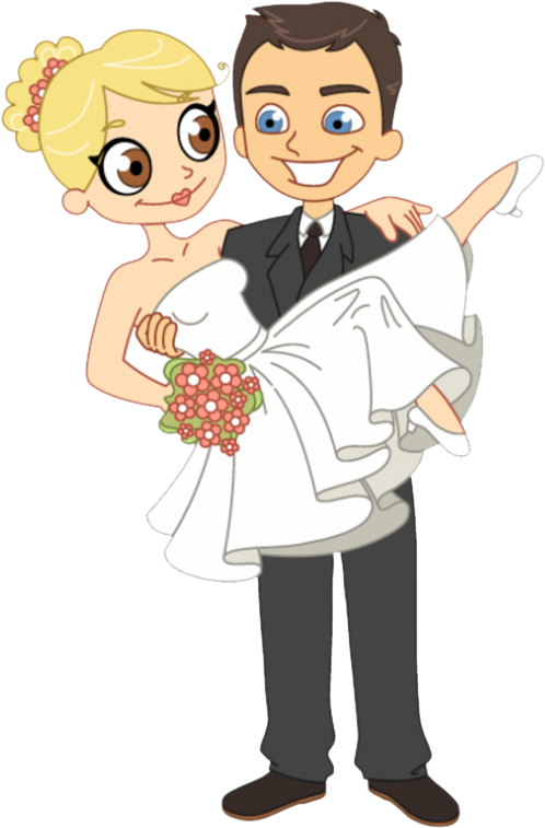 Descubre - Noivinhos Desenho Noiva Loira (671x870)