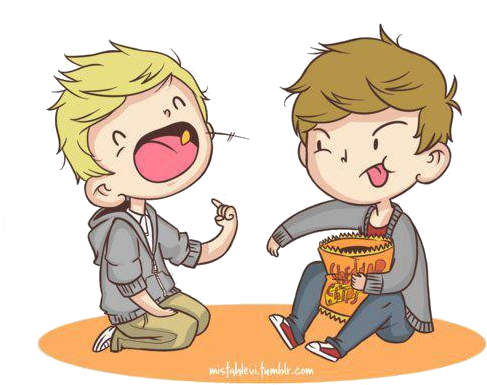 Caricaturas De One Direction - Niam Horayne Fan Art (500x386)