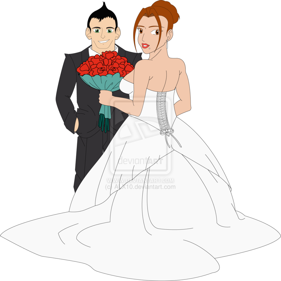 Pareja - Wedding (900x902)