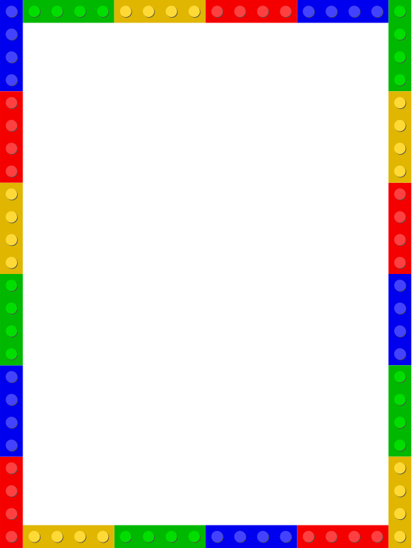 Lego Border Clipart Clipartuse Rh Clipartuse Com Lego - Lego Frame (601x800)