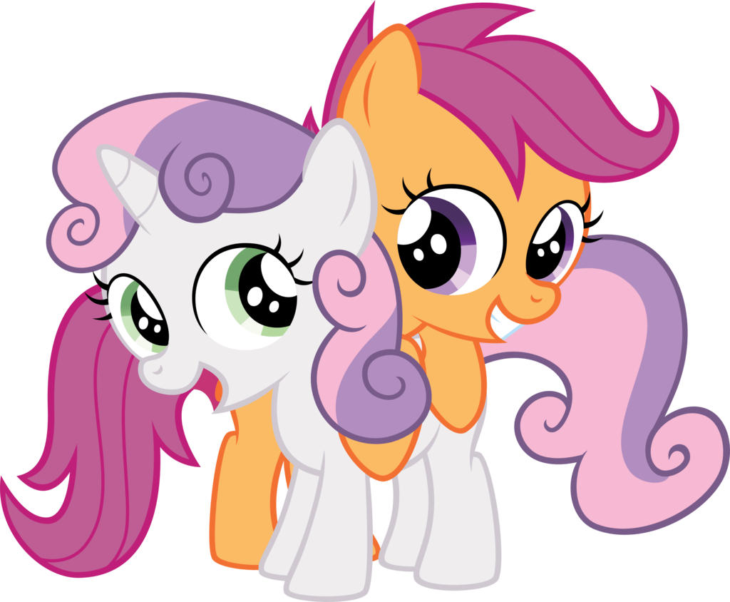 Sweetie Bellemy Little Pony - Scootaloo Sweetie Belle (1024x844)