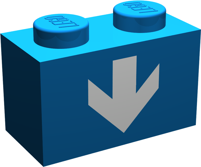 Blue Lego Brick Clip Art - Blue Lego Logo (700x700)