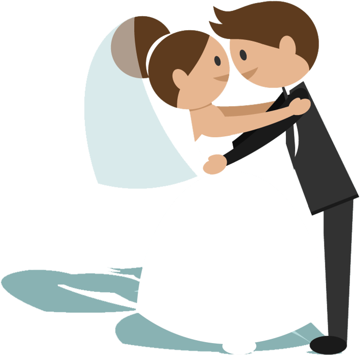 Casamento - Bride And Groom Png (923x1024)