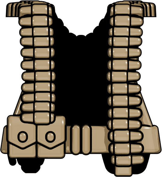 Brickarms Us Gunner- Wwii Web Gear - Brickarms Combat Vest Ww2 Us Gunner 2.5-inch [dark (537x587)