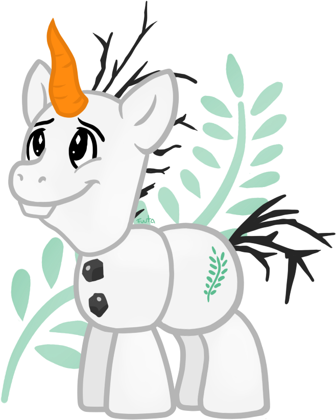 Olaf Elsa Rainbow Dash Pony White Mammal Vertebrate - Mlp Frozen Olaf (900x900)