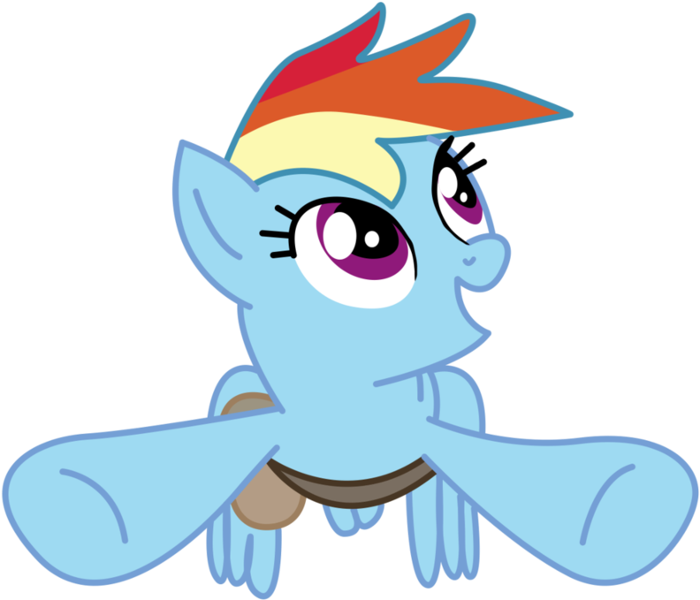 My Little Pony Friendship Is Magic Coloring Pages Rainbow - Rainbow Dash (1017x786)