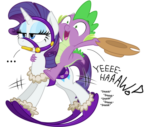 My Little Pony Friendship Is Magic Wallpaper Titled - Spike My Little Pony Bebe (500x417)