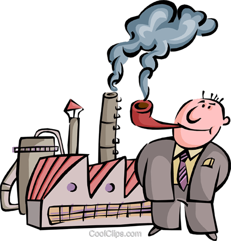 Pollution Clipart Factory Smoke - Air Pollution In Clip Art (460x480)