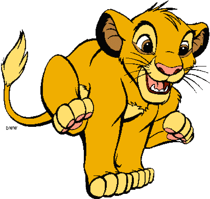 Lion King Clipart - Lion King Simba Clipart (421x394)
