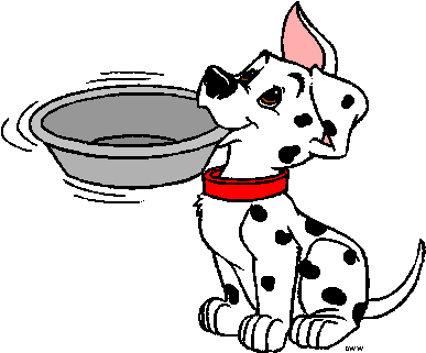 Dalmatian Clipart Puppy - 101 Dalmatians Puppies (406x331)