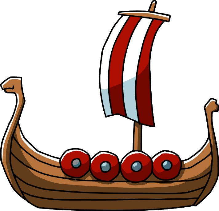 Longship - Viking Boat Png (712x686)