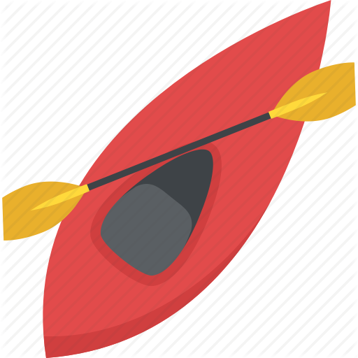 Canoe Paddle Clipart Yellow Boat - Canoe (512x512)