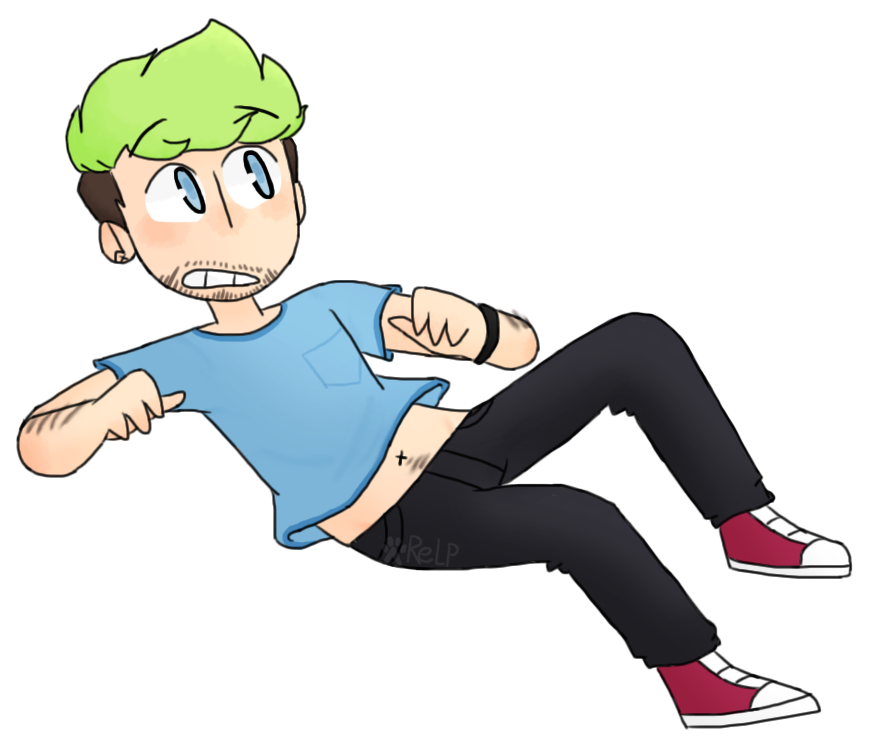 Fall In A Float Ll Jacksepticeye By Puppyrelp - Jack Septiceye Belly Buyton (900x817)