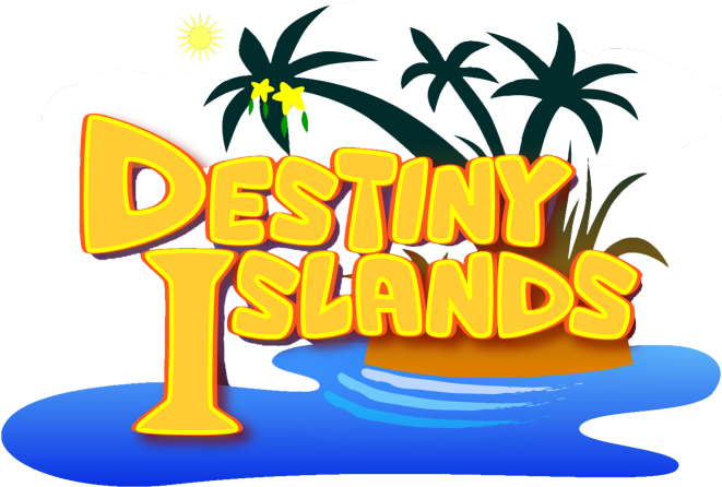Destiny Islands Logo Kh - Kingdom Hearts World Names (701x475)