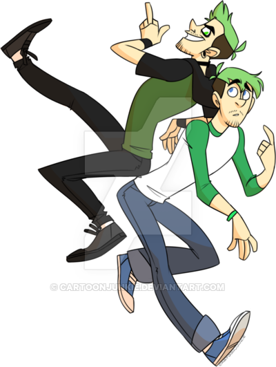 Jackanti By Cartoonjunkie You Can Purchase This Design - Jack And Anti Cartoonjunkie (400x531)