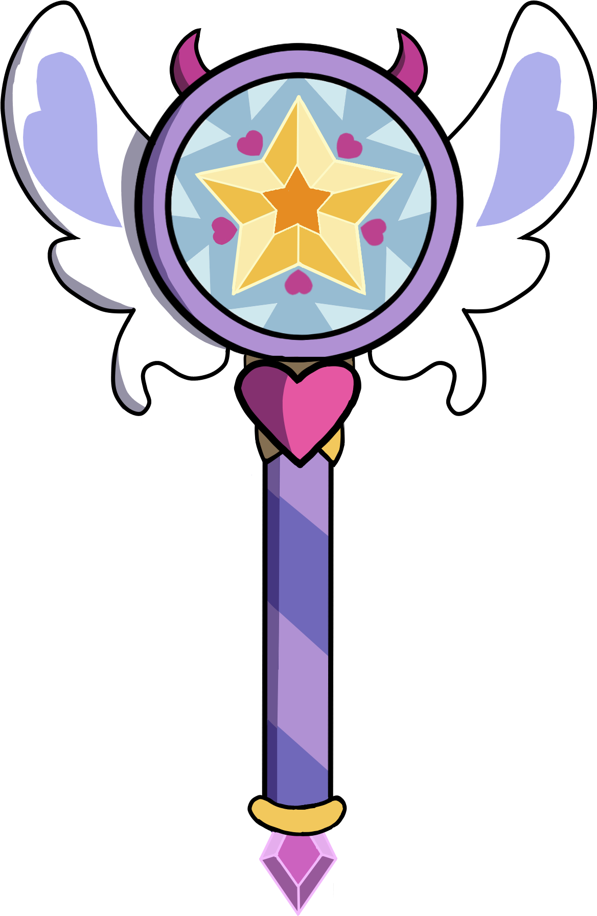 Starco, Star Butterfly, Magical Girl, Magic Wands, - Star Vs The Forces Of Evil New Wand (1187x1837)